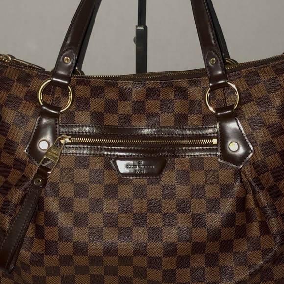 Authentic EUC Louis Vuitton Evora MM Damier Ebene DU2143 Bag - Picture 1 of 16